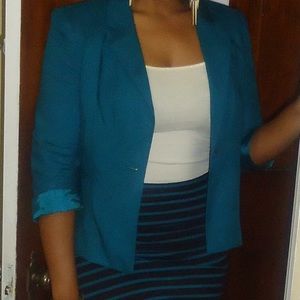 💚 Jade Green Decree Blazer